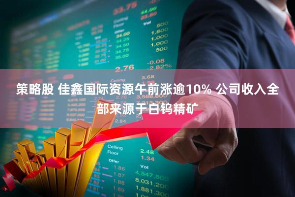策略股 佳鑫国际资源午前涨逾10% 公司收入全部来源于白钨精矿
